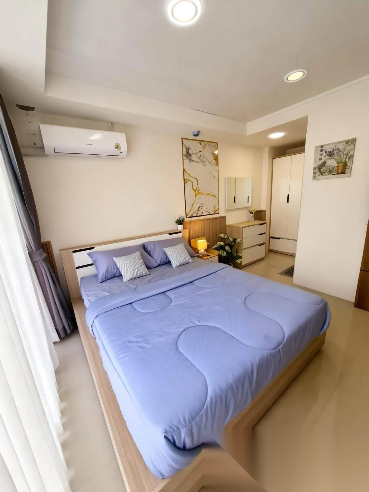 Апартаменты 1BR в ЖК 777 Beach Condo · Май Као · Вид на бассейн — фото 11
