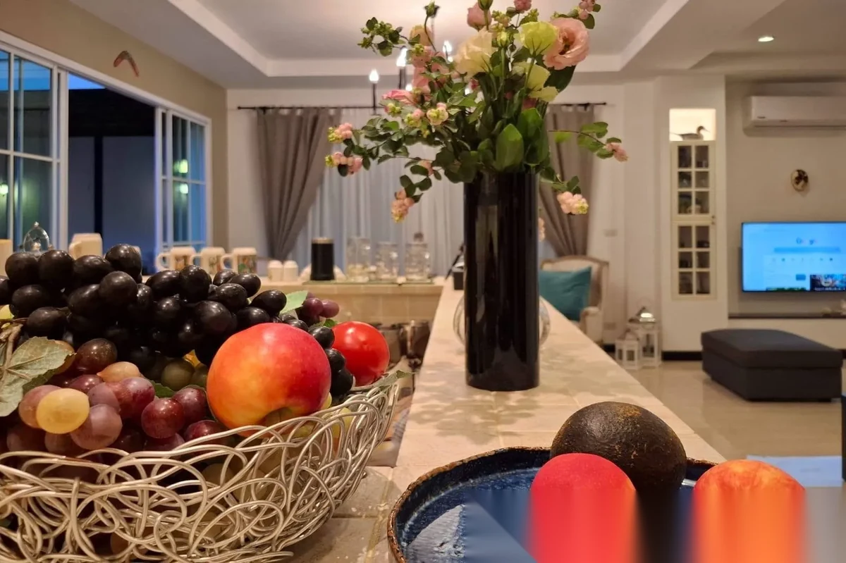 Вилла 3BR в комплексе Saiyuan Med Village · Раваи · Вид на бассейн — фото 4