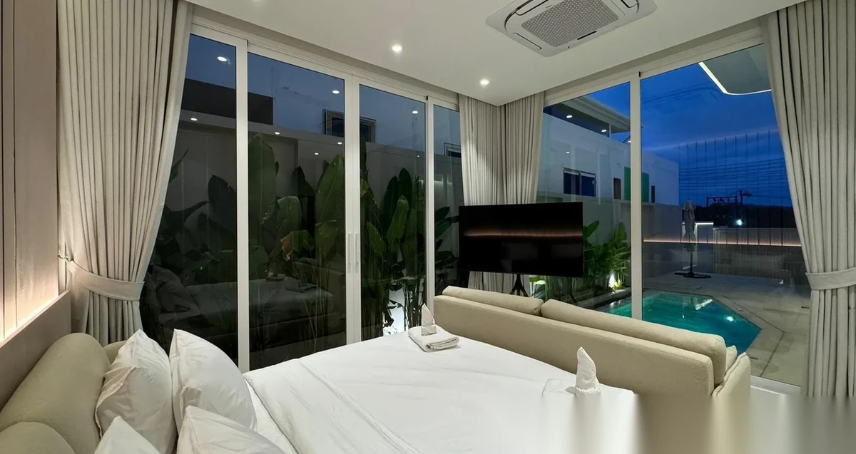 3 Bedroom Villa for rent at Brandnew rawai modern luxury pool villa complex · Rawai · Pool Access