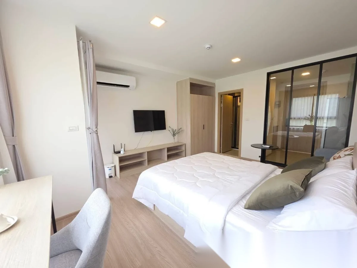 Апартаменты 1BR в ЖК THE BASE Bukit · Вичит · Вид в сад — фото 9