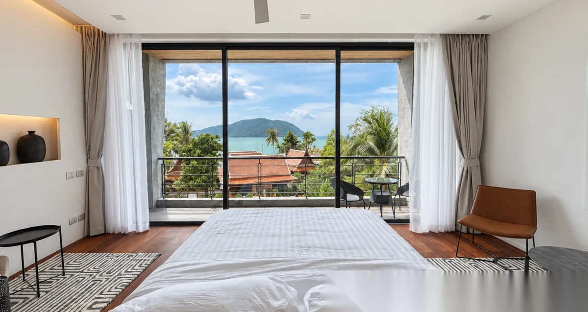 4 Bedroom Villa for rent at The Eva complex · Rawai · Sea View