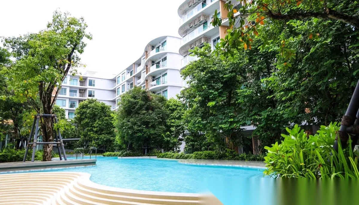 Апартаменты 1BR в ЖК Phyll Phuket by Central Pattana · Вичит · Вид в сад — фото 10