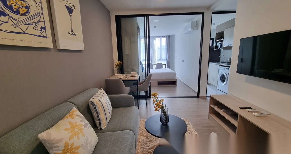 Апартаменты 1BR в ЖК THE BASE Bukit · Вичит · Выход к бассейну