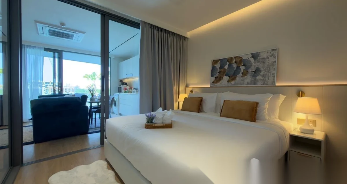 1 Bedroom Apartment for rent at The Aqua complex · Choeng Thale · Lake View