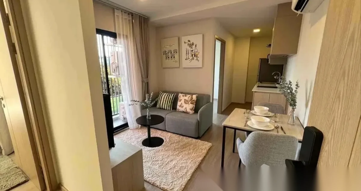 Апартаменты 2BR в ЖК THE BASE Bukit · Вичит · Вид в сад