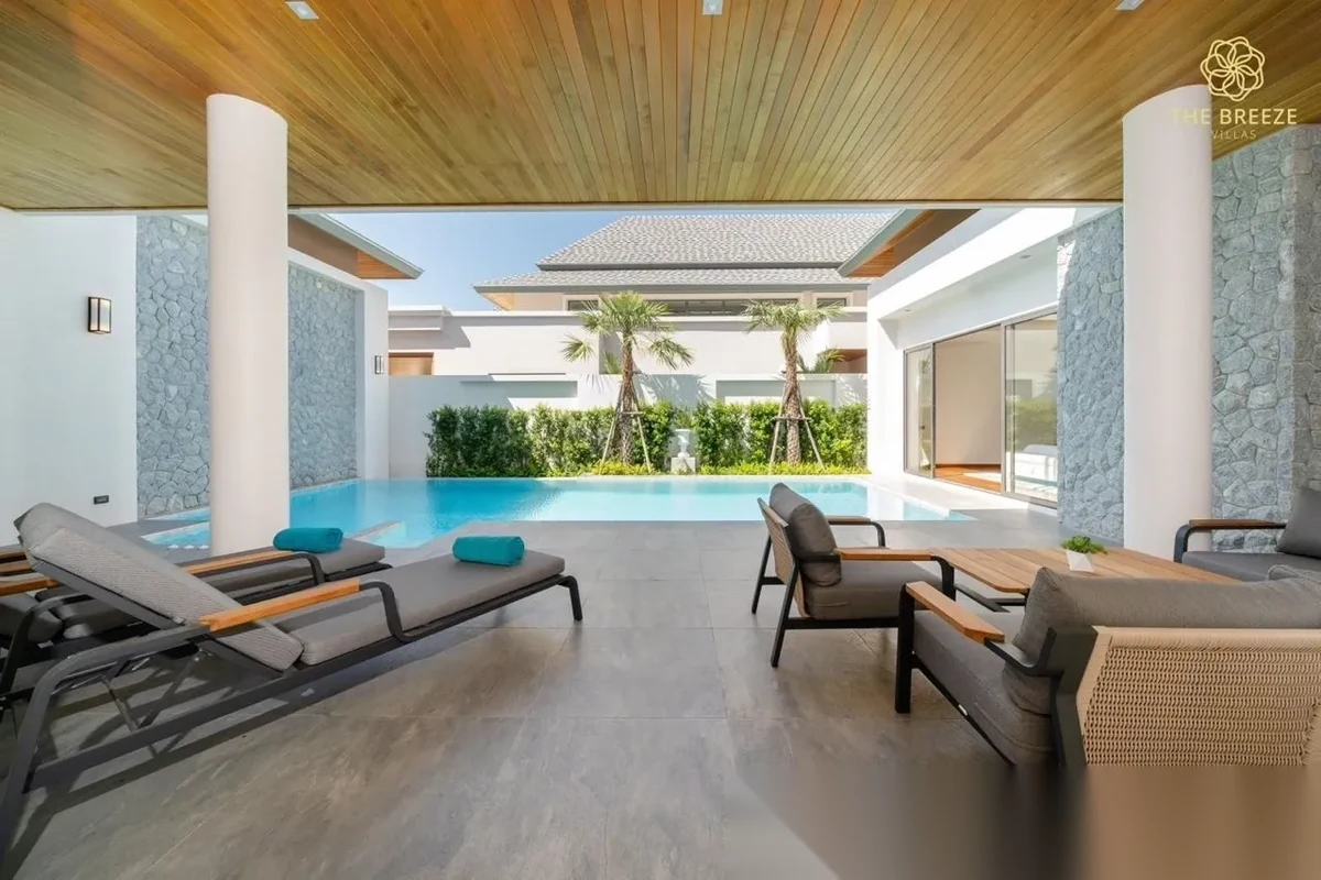 4 Bedroom Villa for rent at The breeze villa complex · Choeng Thale — photo 6