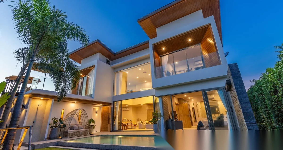 3 Bedroom Villa for sale at Zenithy Pool Villa complex · Si Sunthon · Pool View