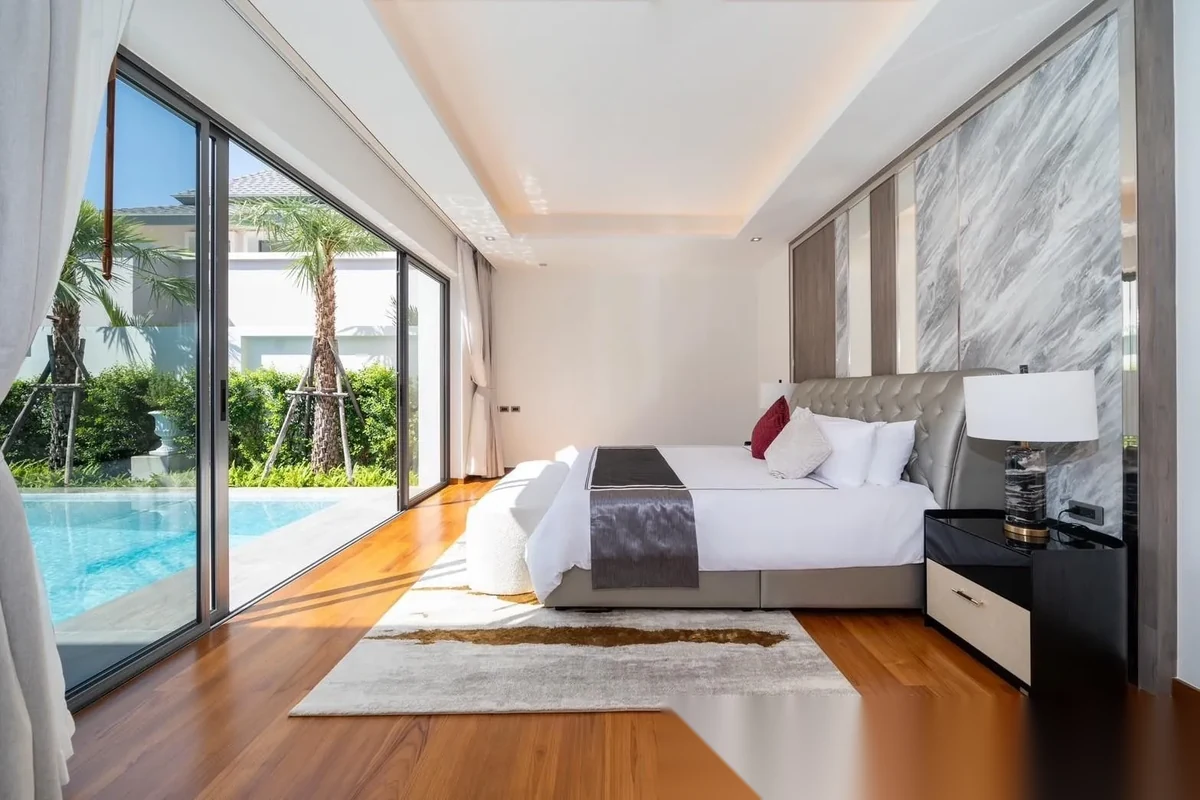 4 Bedroom Villa for rent at The Breeze Villas complex · Choeng Thale · Pool View — photo 2
