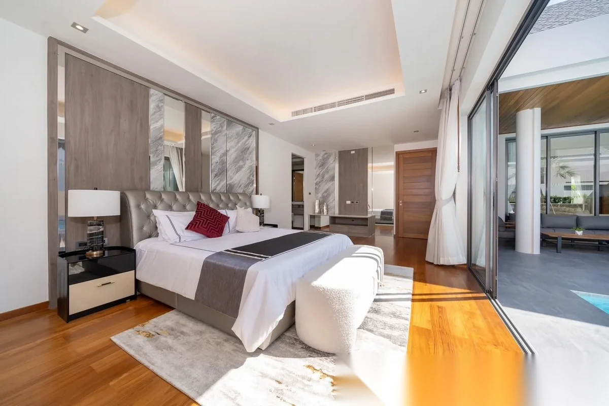 4 Bedroom Villa for rent at The Breeze Villas complex · Choeng Thale · Pool View — photo 8