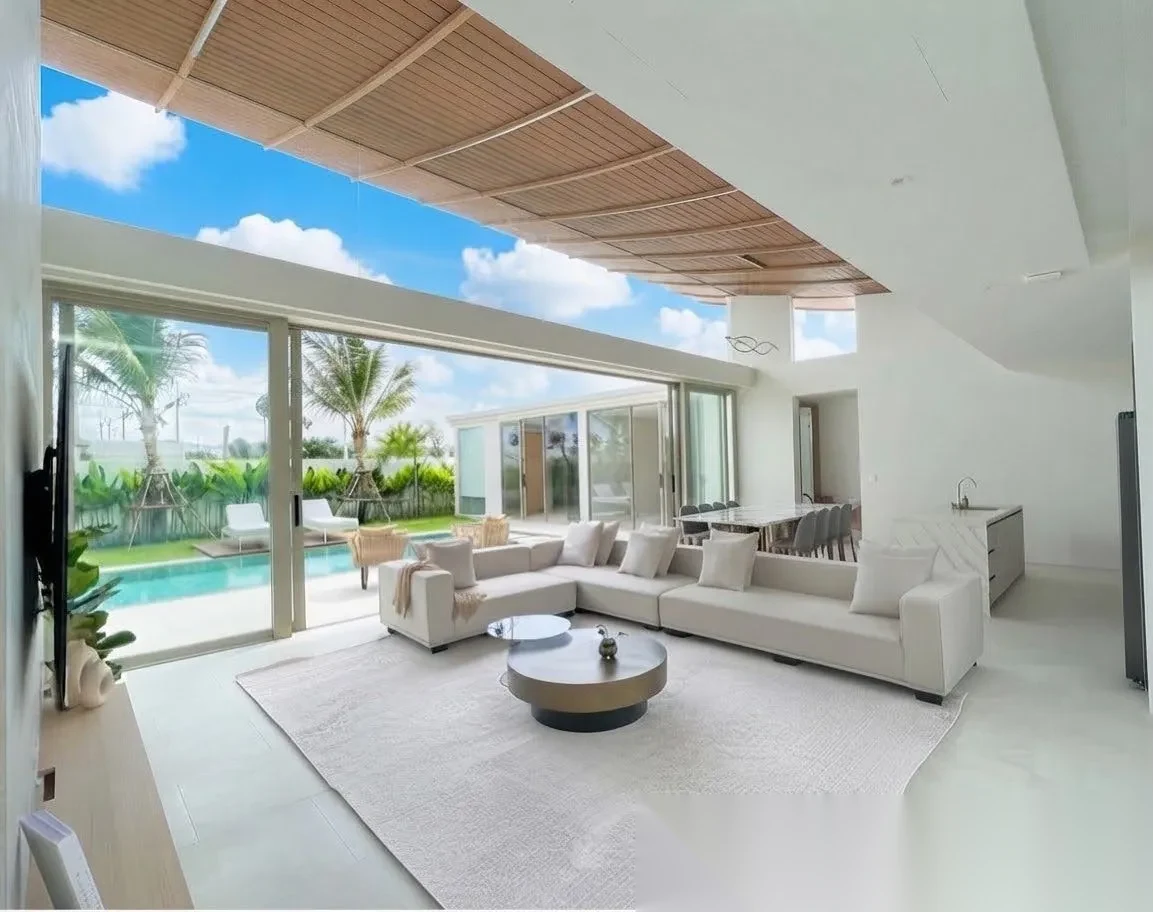 4 Bedroom Villa for rent at Asherah Villas Phase 3 complex · Thep Krasattri · Pool View — photo 4