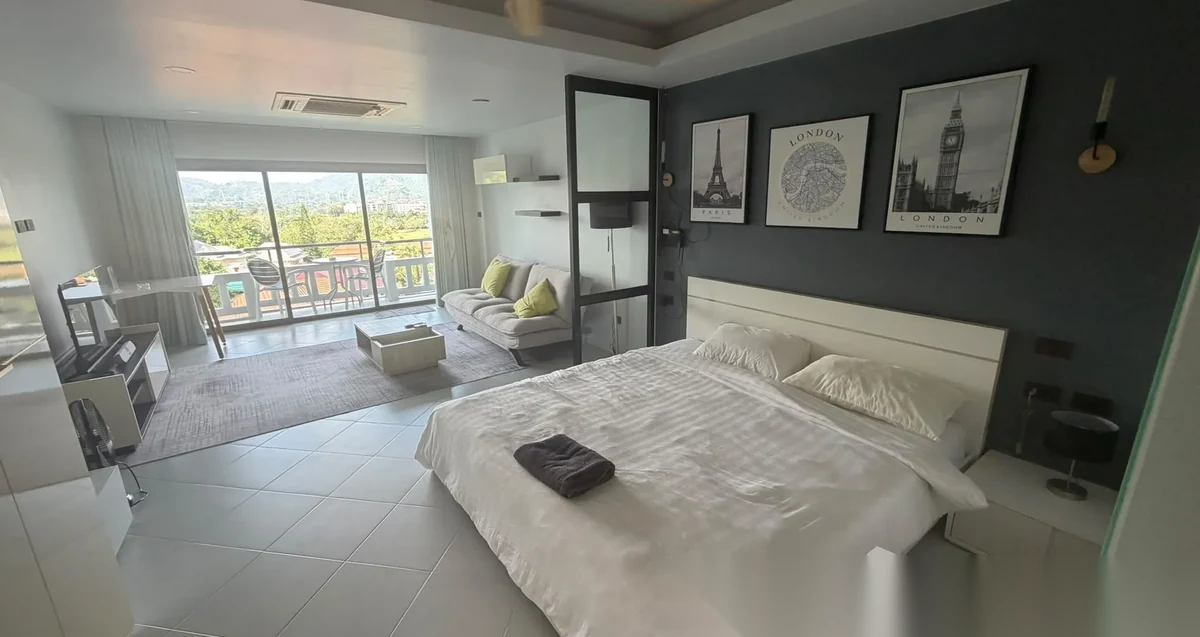 Studio Apartment for sale at The Green Golf Residence complex · Kathu · Golf Course View