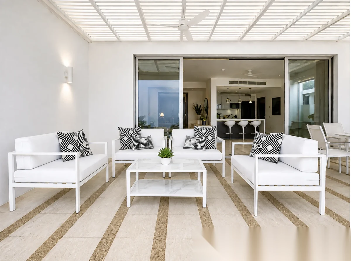 Апартаменты 2BR в ЖК The Plantation · Камала · Вид на море — фото 9