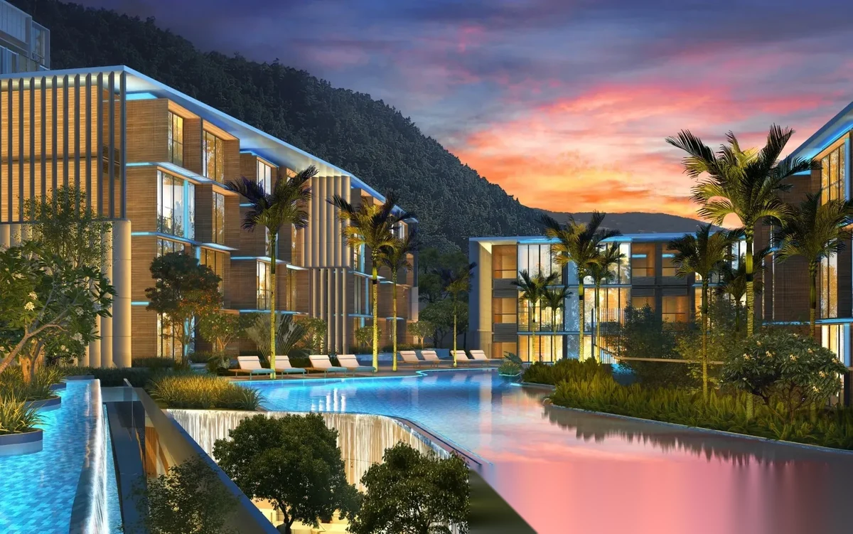 1 Bedroom Apartment for sale at Wyndham Garden Phuket Kamala complex · Kamala · Pool View — photo 15
