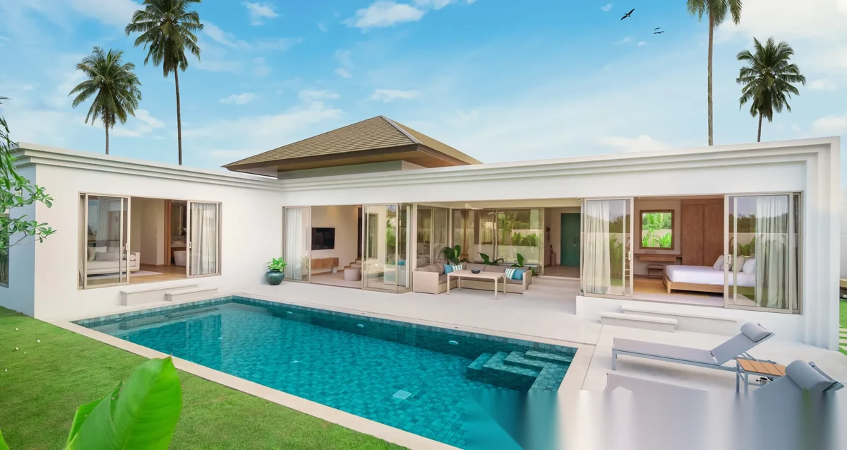 4 Bedroom Villa for sale at Trichada Breeze complex · Choeng Thale · Pool Access