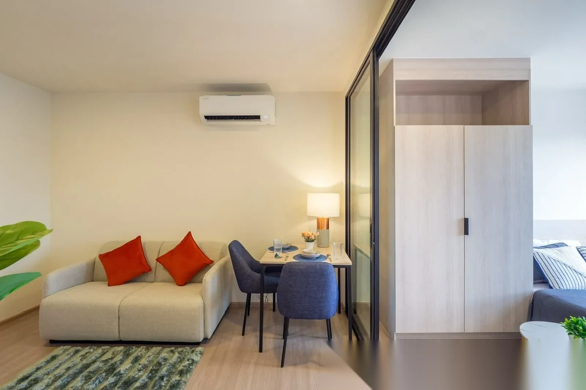 Апартаменты 1BR в ЖК Dcondo Reef Phuket · Кату · Выход к бассейну — фото 3