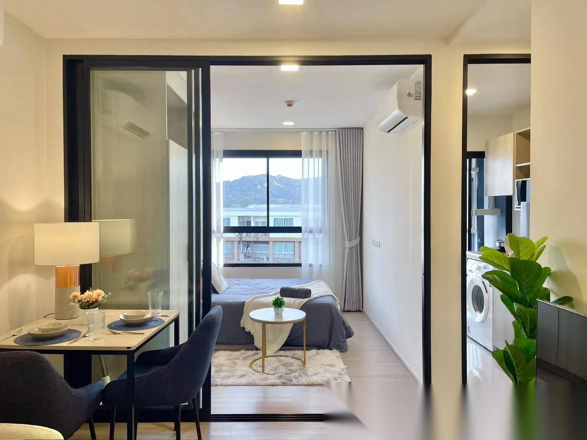Апартаменты 1BR в ЖК Dcondo Reef Phuket · Кату · Выход к бассейну — фото 5