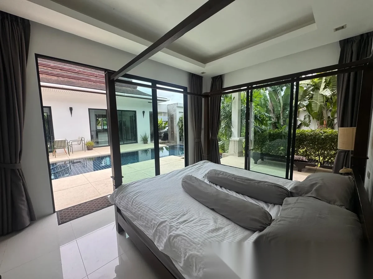 3 Bedroom House for rent at Orchid Lane Mission Hill complex · Pa Khlok · Pool View — photo 2