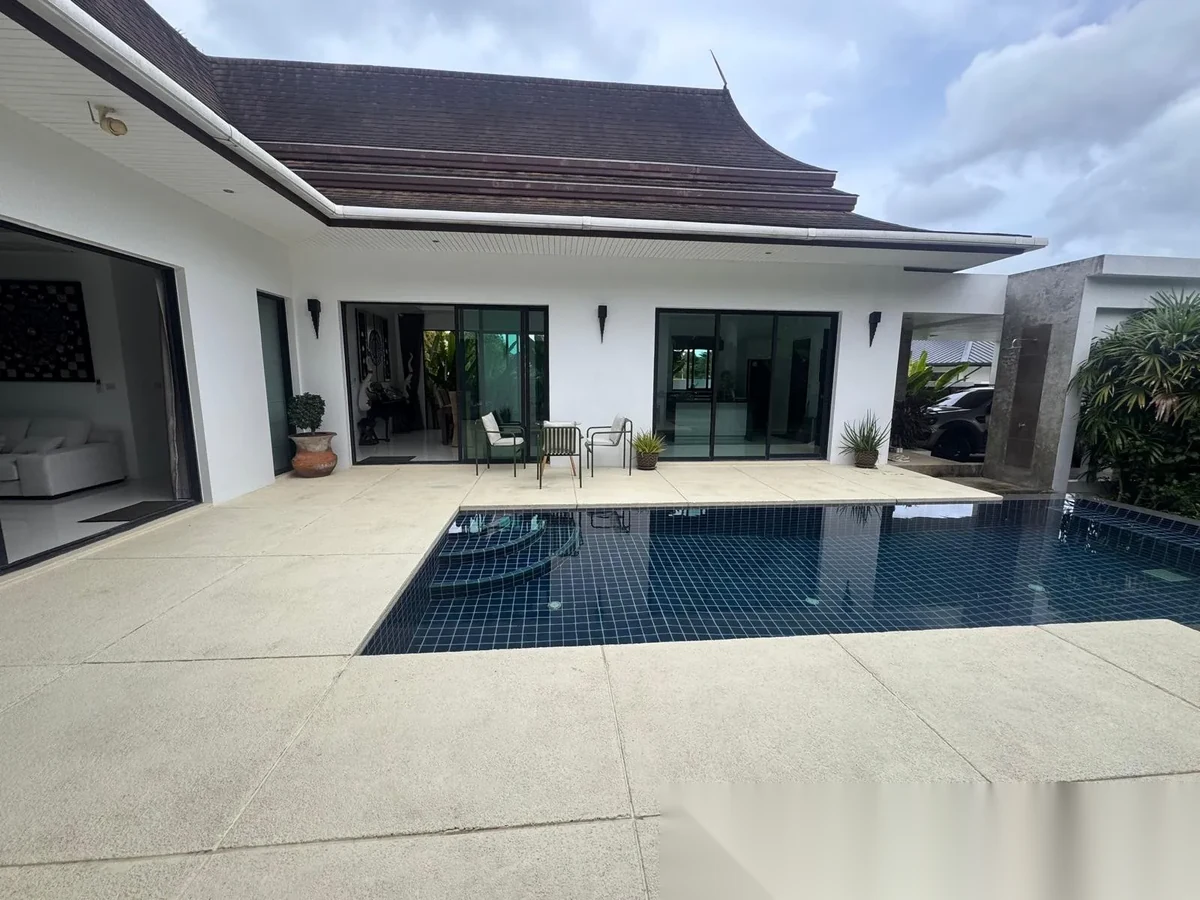 3 Bedroom House for rent at Orchid Lane Mission Hill complex · Pa Khlok · Pool View — photo 9