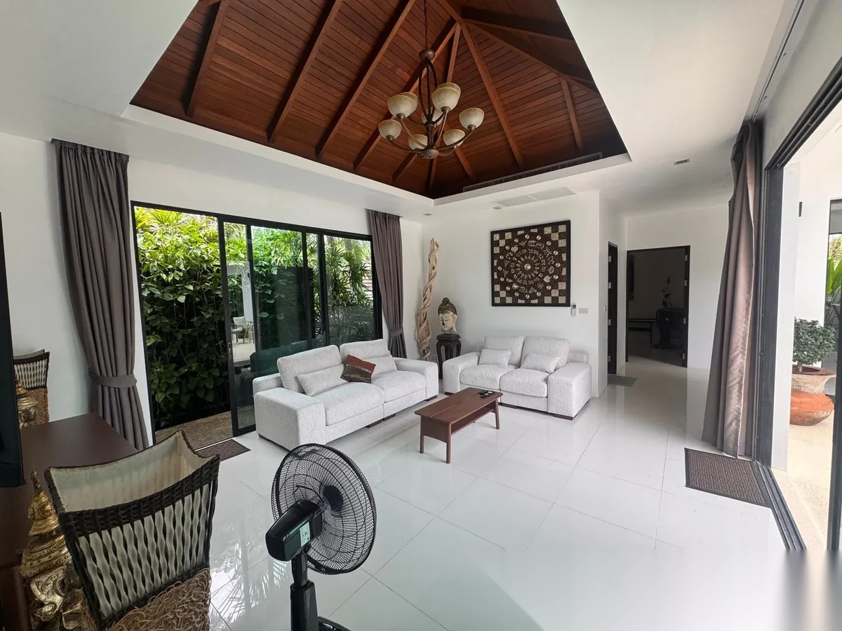 3 Bedroom House for rent at Orchid Lane Mission Hill complex · Pa Khlok · Pool View — photo 10