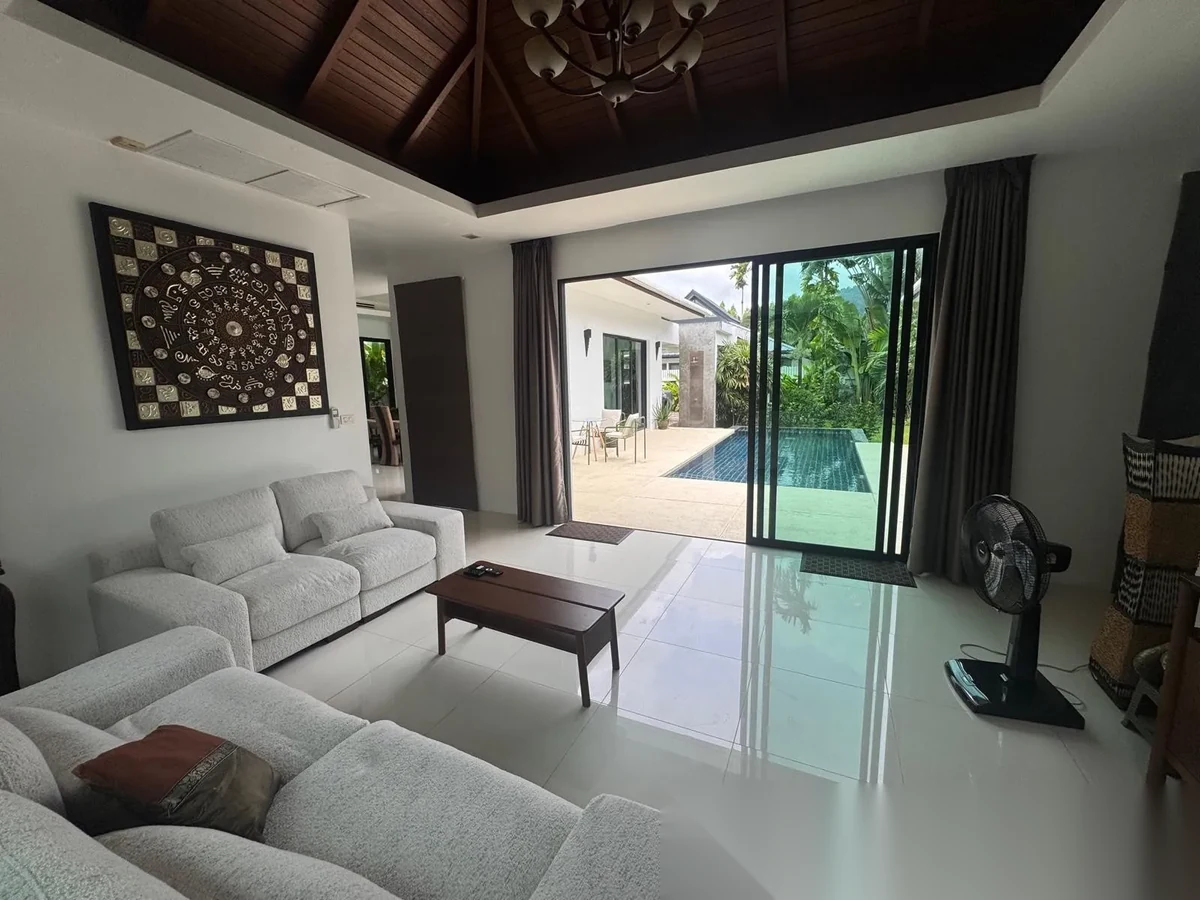 3 Bedroom House for rent at Orchid Lane Mission Hill complex · Pa Khlok · Pool View — photo 11
