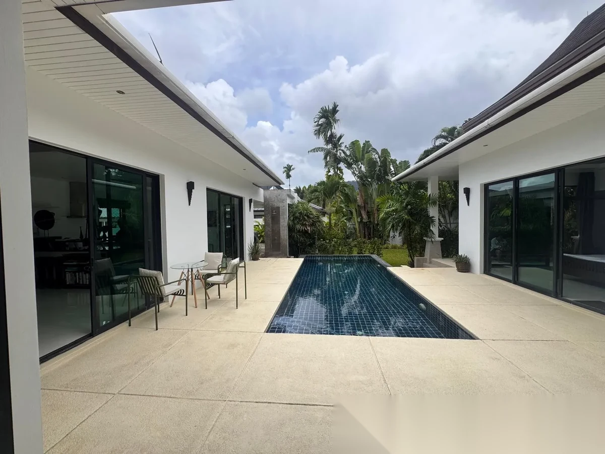 3 Bedroom House for rent at Orchid Lane Mission Hill complex · Pa Khlok · Pool View — photo 12