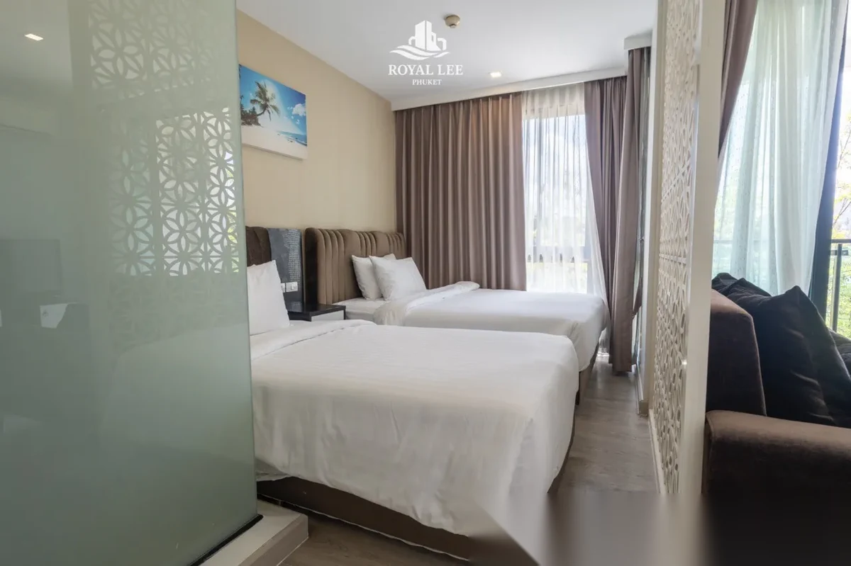 Апартаменты 1BR в ЖК Royal Lee The Terminal Phuket · Саку · Вид на озеро — фото 12