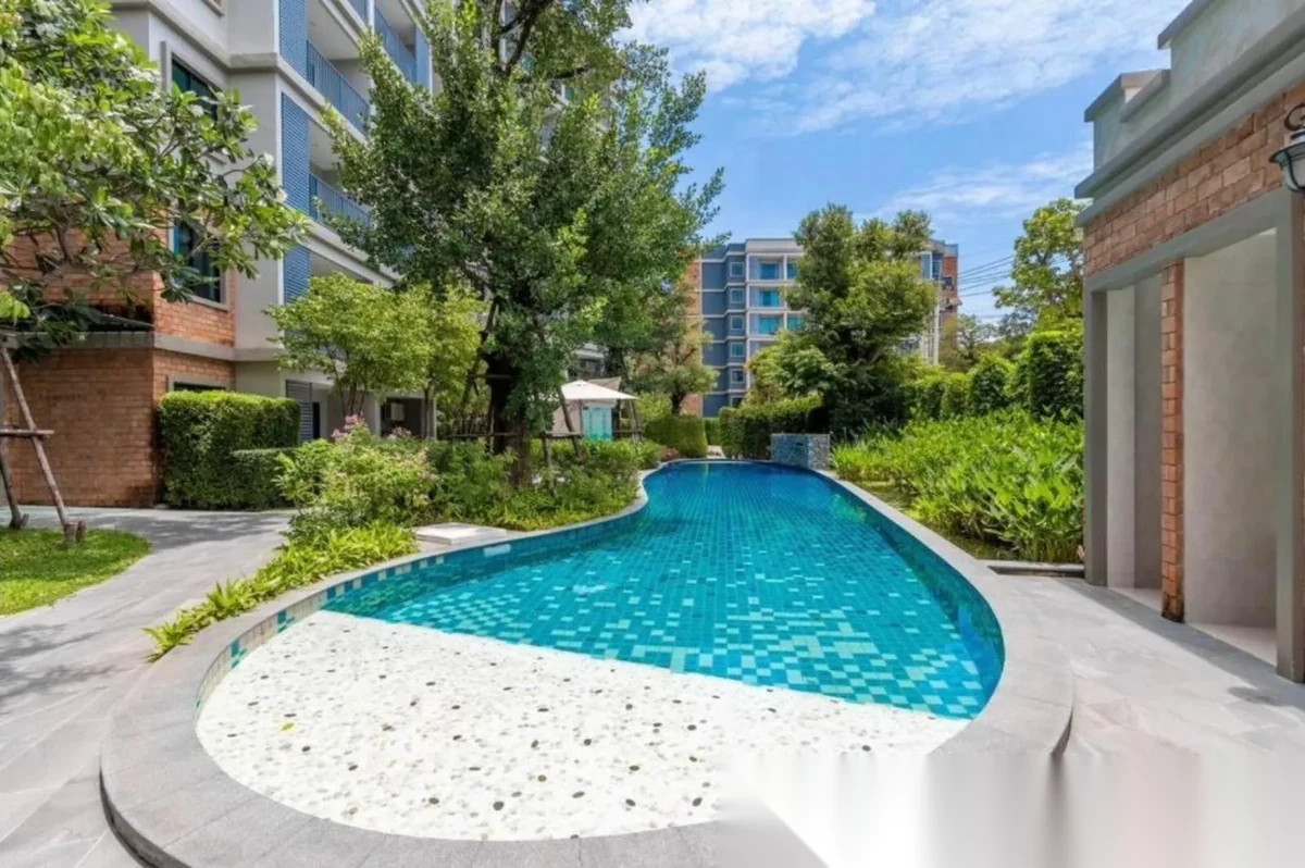 Апартаменты 1BR в ЖК The Title Residencies · Саку · Вид в сад — фото 8