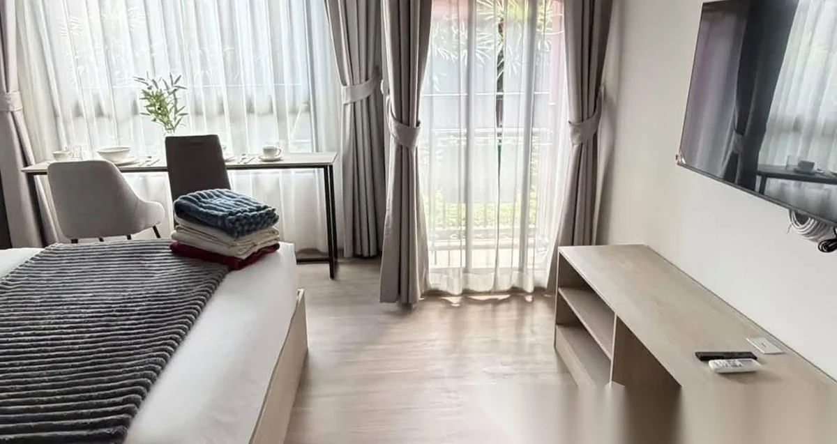 Studio Apartment for rent at THE BASE Bukit complex · Wichit · Garden View — превью PDF