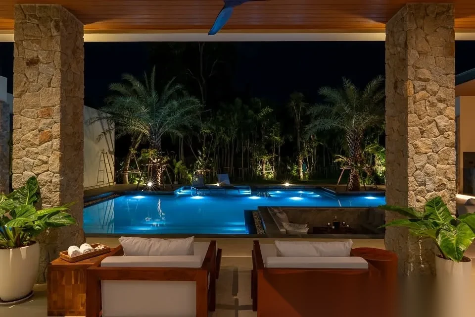 6 Bedroom Villa for rent at Unique Art-Filled Luxury Villa in Layan, Phuket Villa Mumu complex · Choeng Thale · Pool View — photo 6