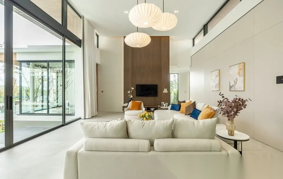 3 Bedroom Villa for rent at Amber Chamber complex · Si Sunthon · Pool View — photo 8