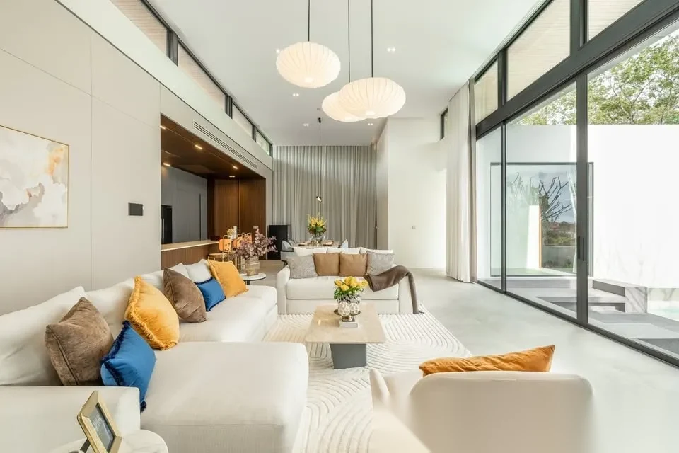 3 Bedroom Villa for rent at Amber Chamber complex · Si Sunthon · Pool View — photo 9