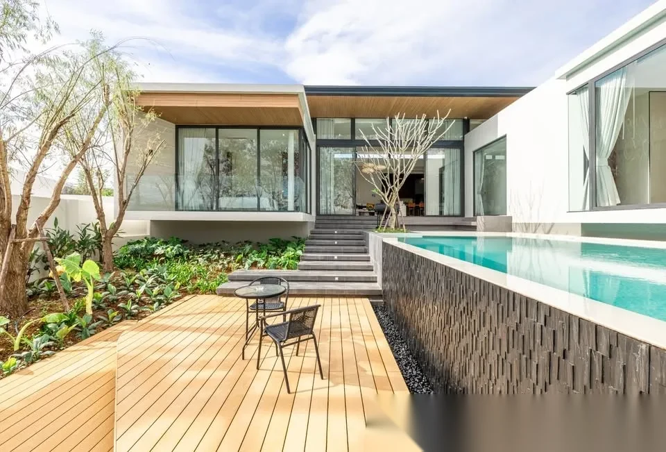3 Bedroom Villa for rent at Amber Chamber complex · Si Sunthon · Pool View — photo 11