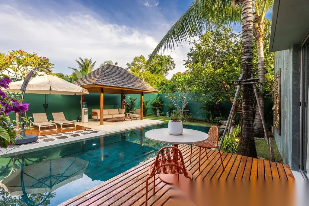 2 Bedroom Villa for rent at Anchan Flora complex · Thep Krasattri · Pool View — photo 7