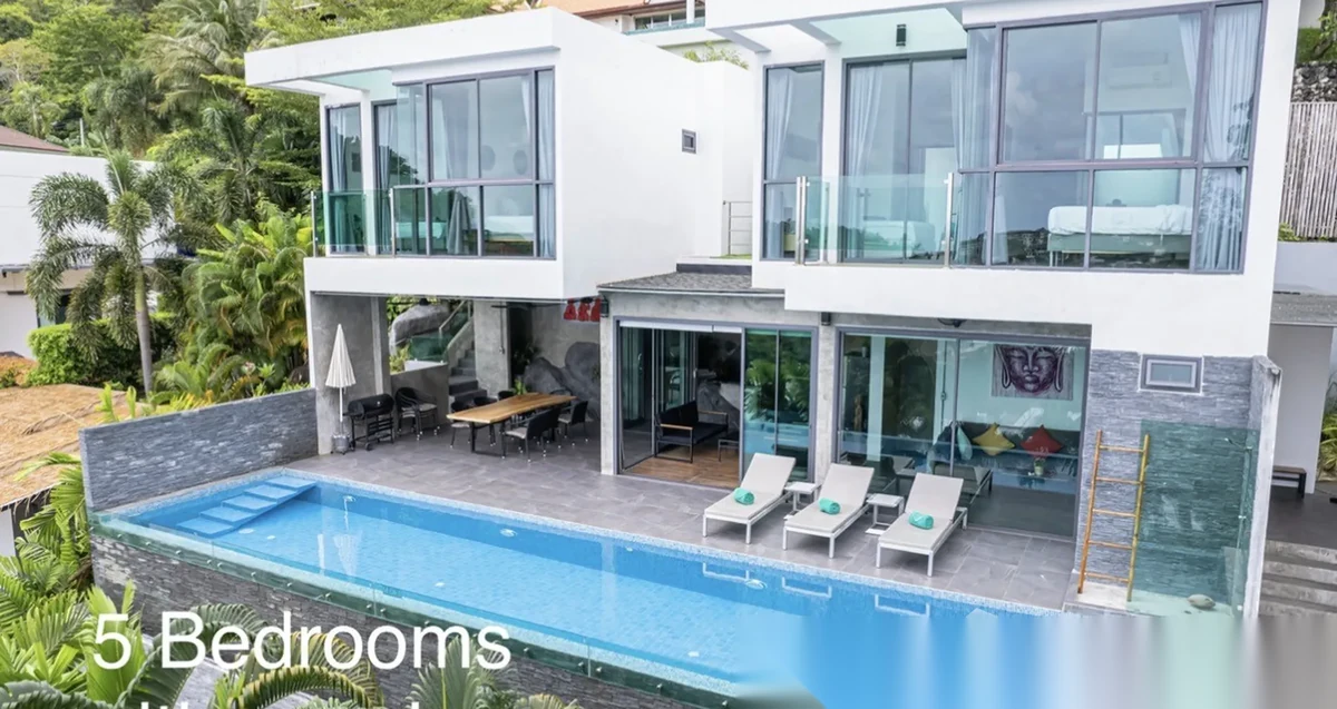 5 Bedroom Villa for rent at Baan Saint Tropez Villas complex · Karon · Sea View — превью PDF