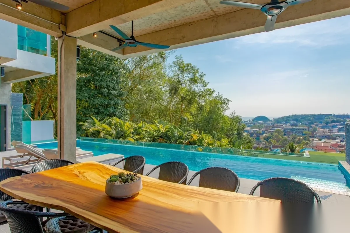 5 Bedroom Villa for rent at Baan Saint Tropez Villas complex · Karon · Sea View — photo 2