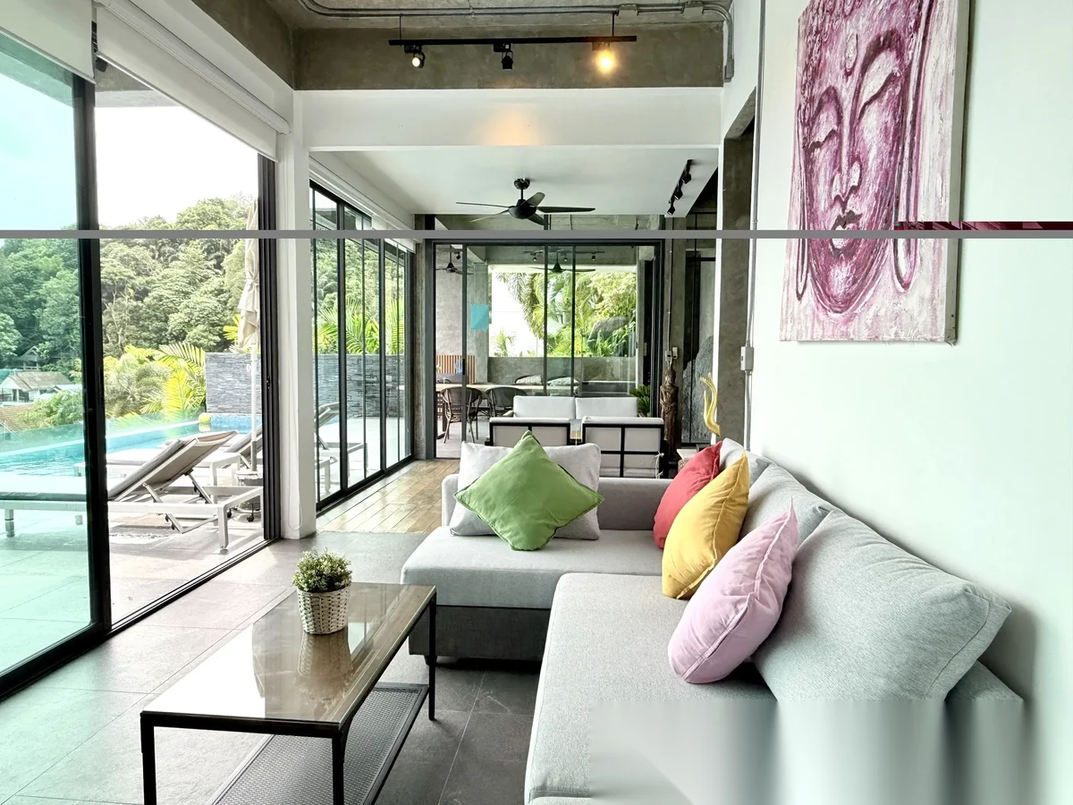 5 Bedroom Villa for rent at Baan Saint Tropez Villas complex · Karon · Sea View — photo 4