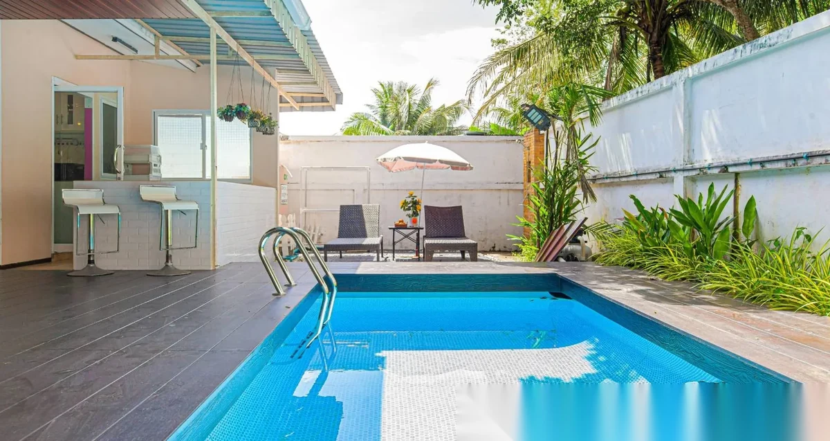 2 Bedroom House for rent at Baan Suan Neramit 3 complex · Si Sunthon · Garden View