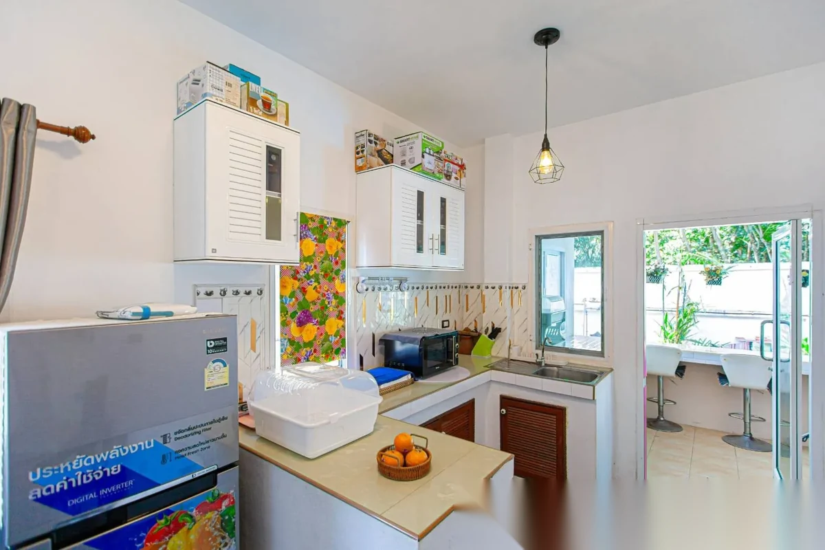 2 Bedroom House for rent at Baan Suan Neramit 3 complex · Si Sunthon · Garden View — photo 5