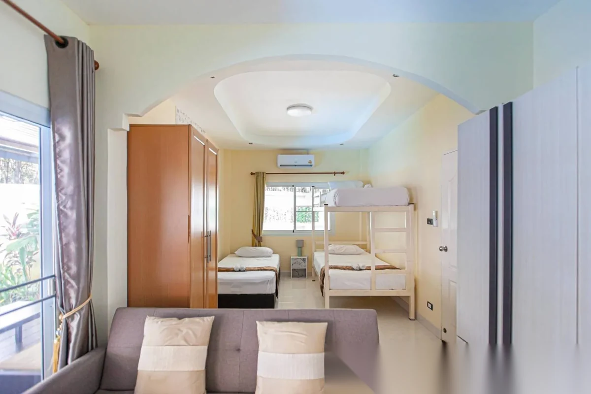 2 Bedroom House for rent at Baan Suan Neramit 3 complex · Si Sunthon · Garden View — photo 11