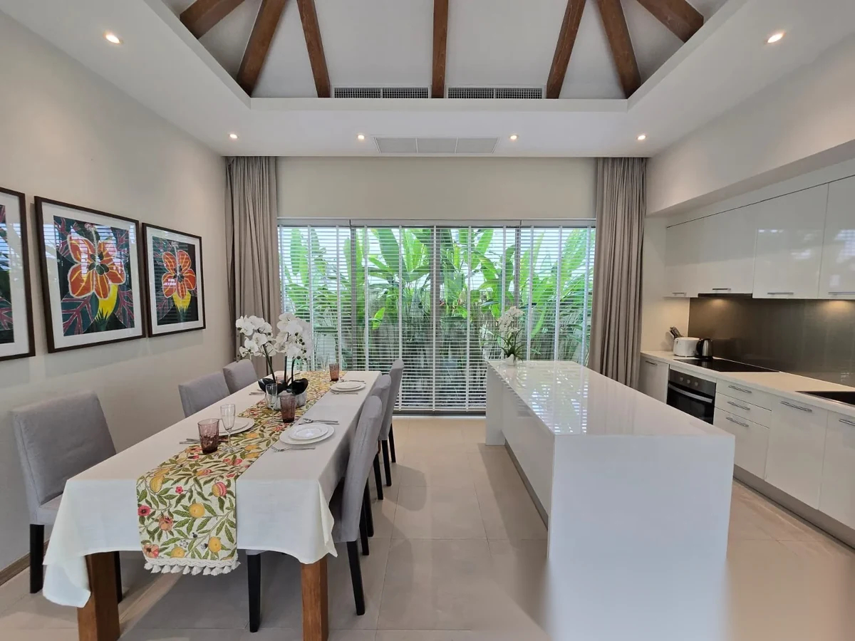 3 Bedroom Villa for rent at Trichada Villas complex · Choeng Thale · Pool View — photo 12