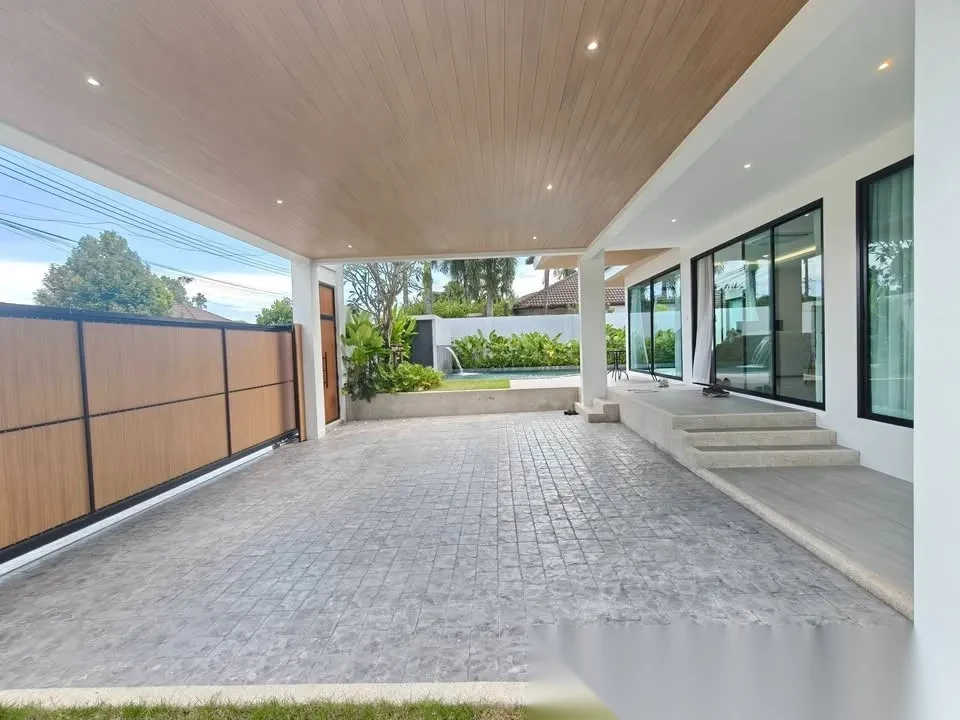 4 Bedroom Villa for rent at Baan Suan Neramit 5 complex · Si Sunthon · Pool View — photo 2