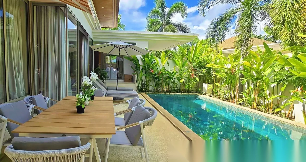 3 Bedroom Villa for rent · Choeng Thale · Partial Sea View