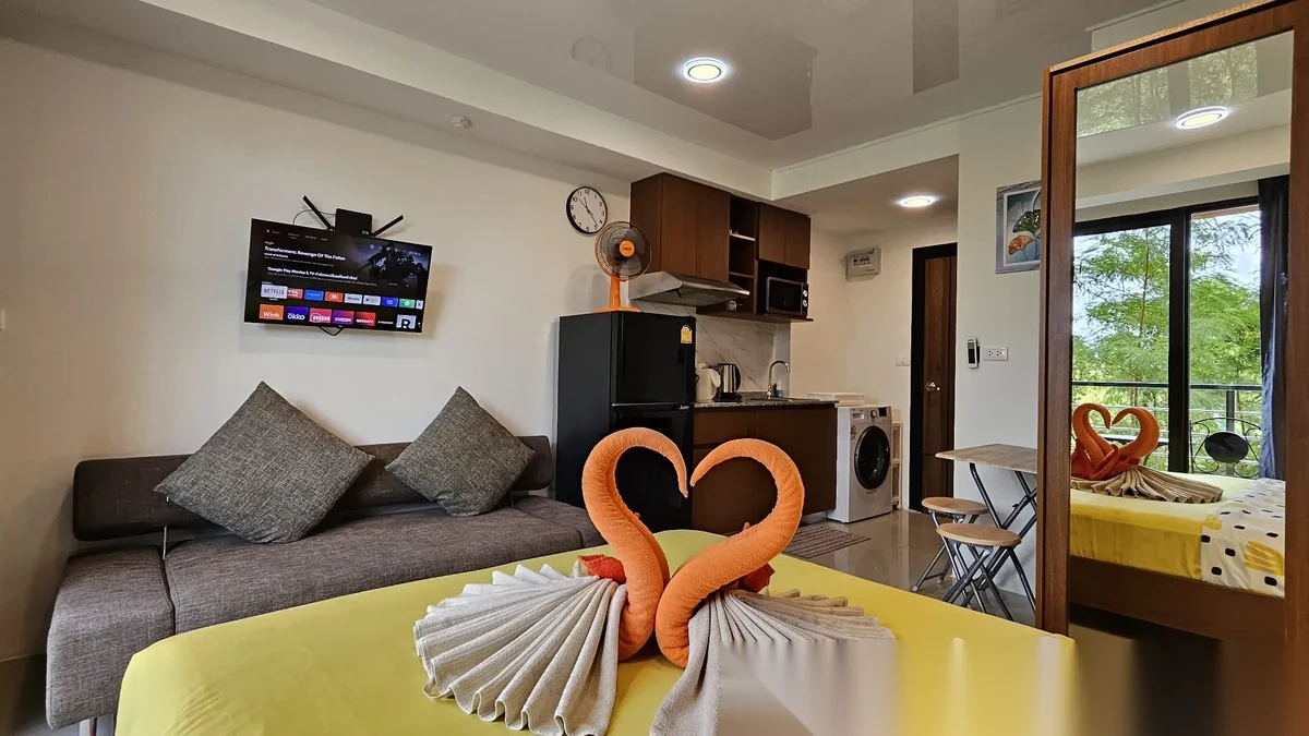 Studio Apartment for sale at 777 Beach Condo complex · Mai Khao · Garden View — photo 4