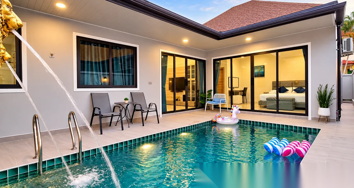 2 Bedroom Villa for rent · Rawai · Pool View