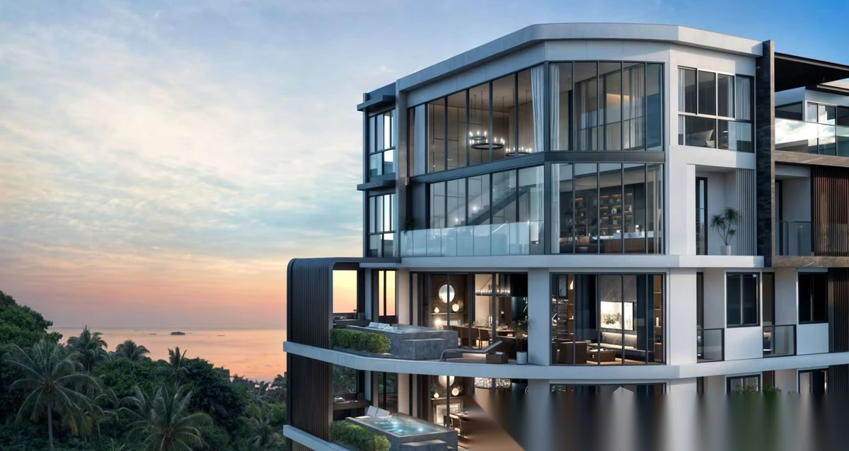 3 Bedroom Penthouse for sale at The Petit Tycoon complex · Choeng Thale · Sea View