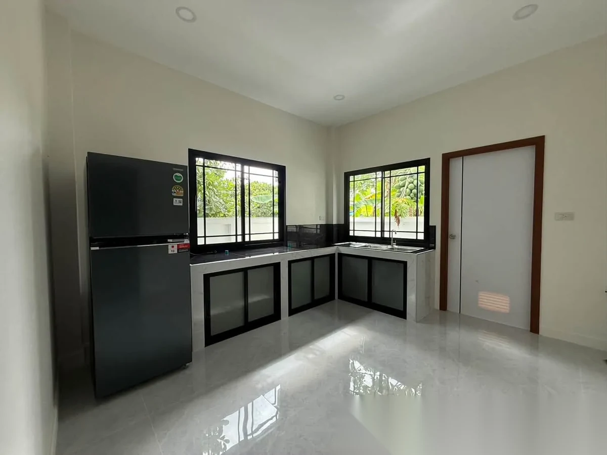 3 Bedroom House for rent at 3 Bedrooms House in a Great Location Pa Khlong Chiph complex · Thep Krasattri · Garden View — photo 11