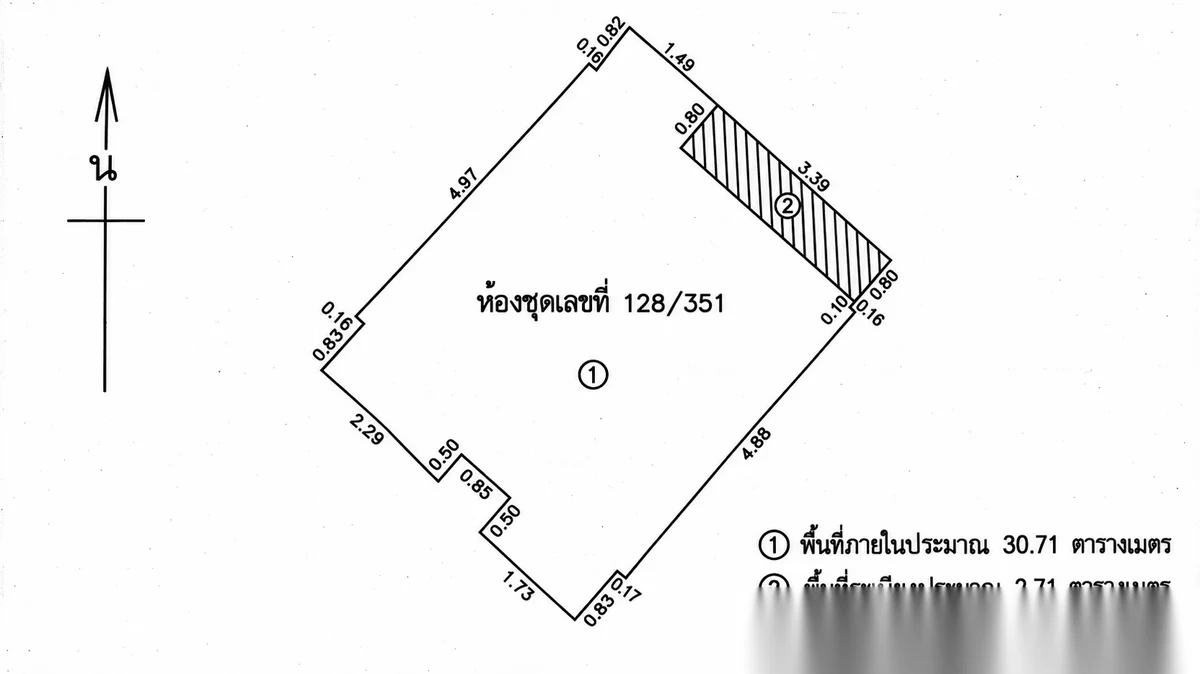 Апартаменты 1BR в ЖК ZCAPE III · Вичит · Вид на бассейн — фото 12