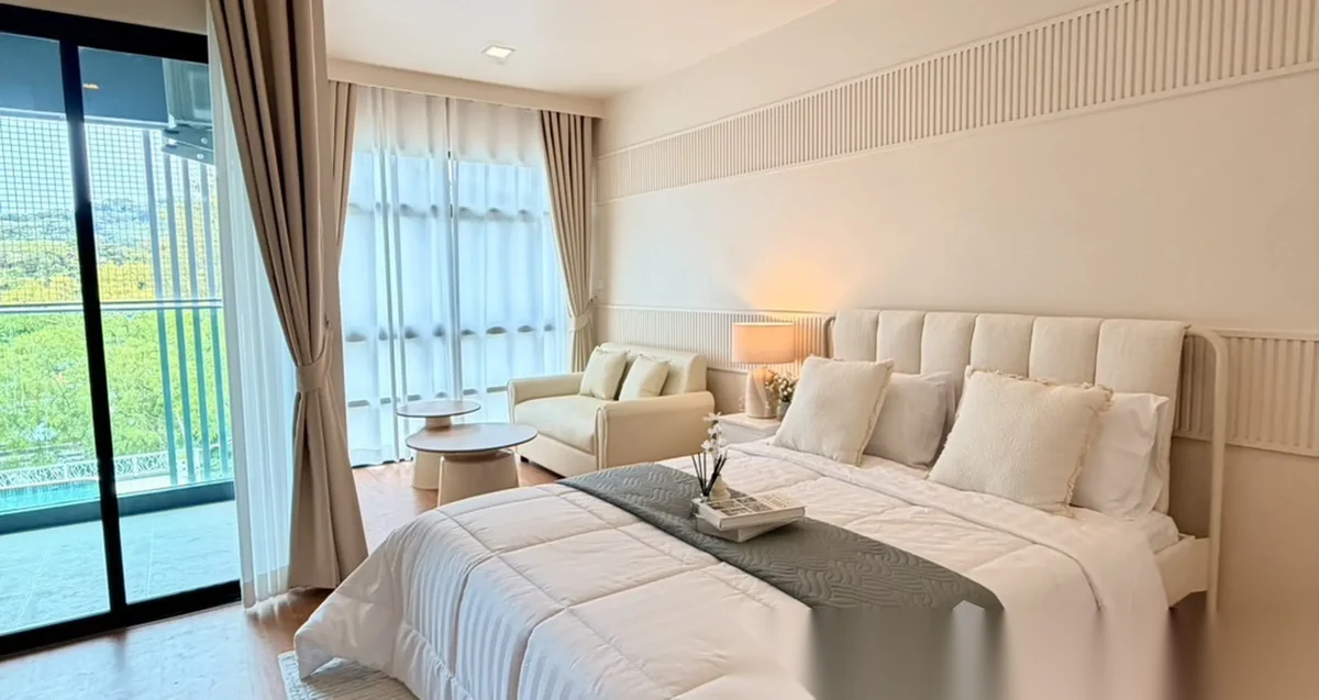 1 Bedroom Apartment for rent at The Nice Condotel complex · Choeng Thale · Pool View