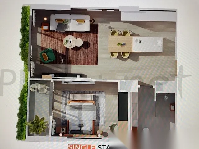 1 Bedroom Apartment for sale at Layan Green Park Phase 2 complex · Choeng Thale · Pool View — photo 6