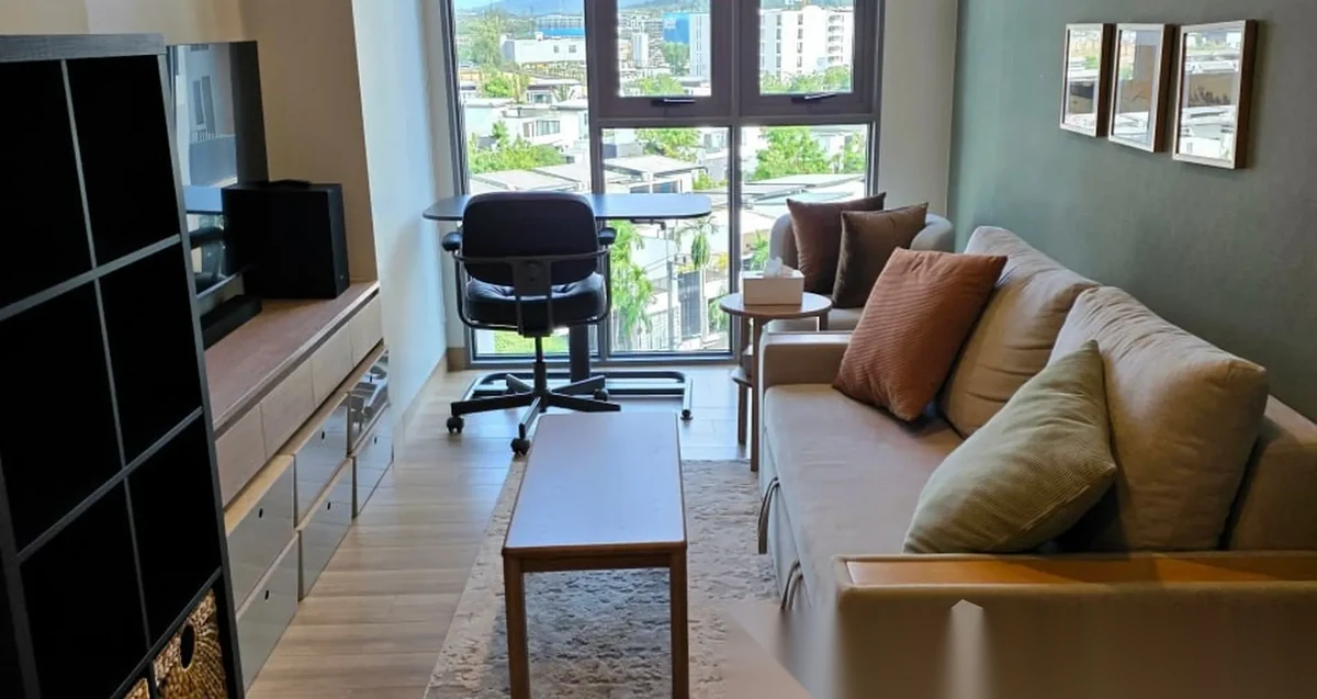 Апартаменты студия в ЖК Skypark Celeste Laguna · Чернг Тале / Bang Tao · Выход к бассейну
